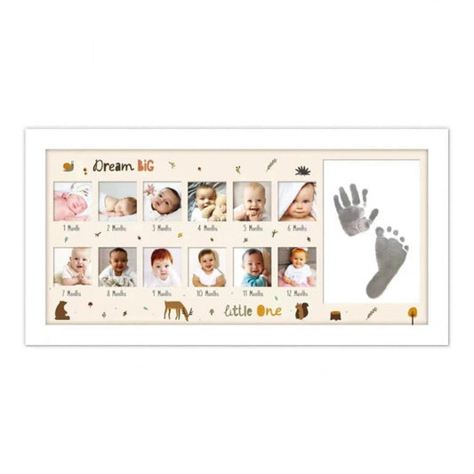 Generic Acrylic Footprint Hand Printbaby Photo Frame Ink Pad Photo Frame (Multicolor)
