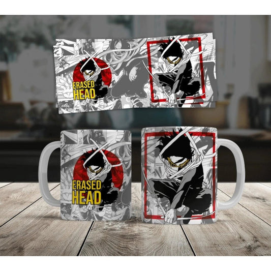 Generic Anime Erased Head Ceramic Printed Coffee Mug (White) - Aura Living Gear