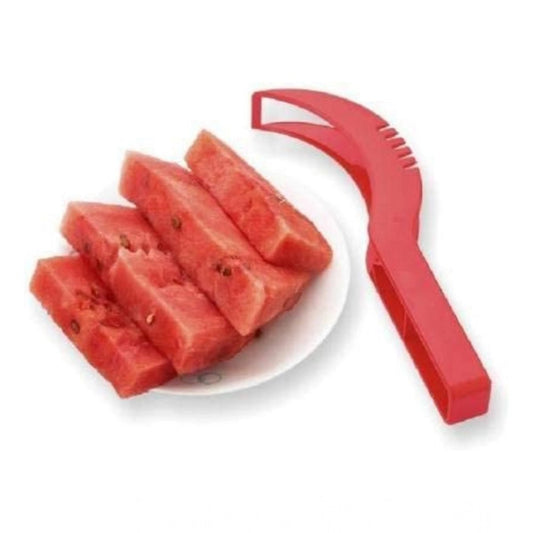 Generic Pack Of 3_Plastic Handle Watermelon Cutter Knife (Color: Assorted ) - Aura Living Gear