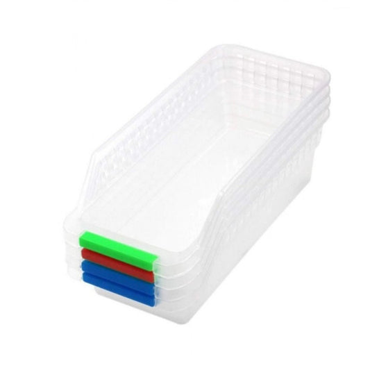 Generic Plastic Fridge Space Saver Rack Organizer – (Color: Assorted ) - Aura Living Gear