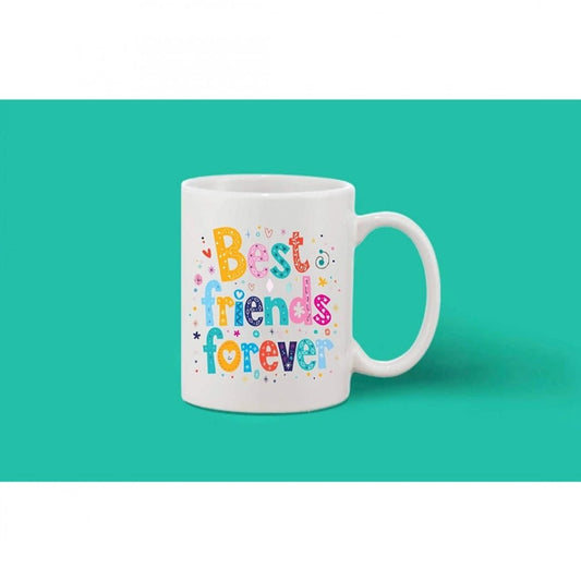 Generic Printed Ceramic Coffee Mug - 1 Pieces, White, 11oz - Aura Living Gear
