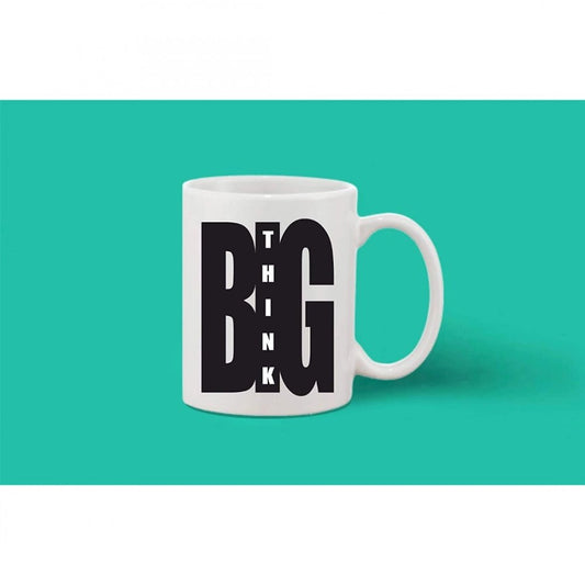 Generic Printed Ceramic Coffee Mug - 1 Pieces, White, 11oz - Aura Living Gear