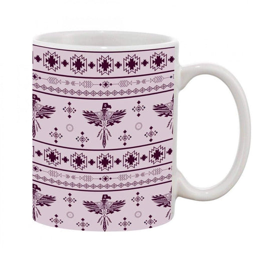 Generic Printed Ceramic Coffee Mug - 1 Pieces, White, 11oz - Aura Living Gear