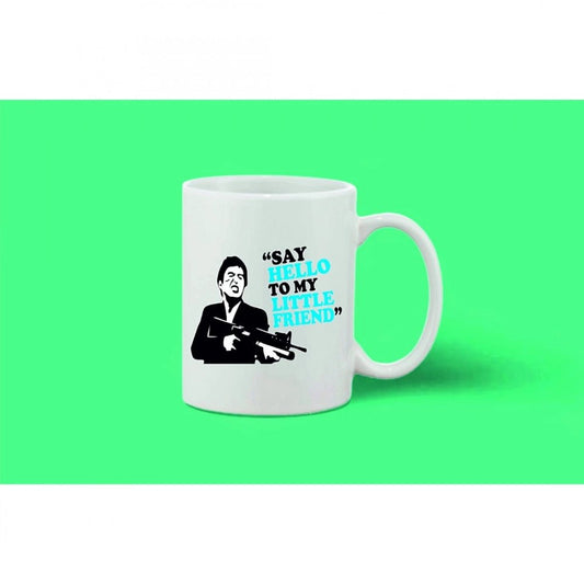 Generic Printed Ceramic Coffee Mug - 1 Pieces, White, 11oz - Aura Living Gear
