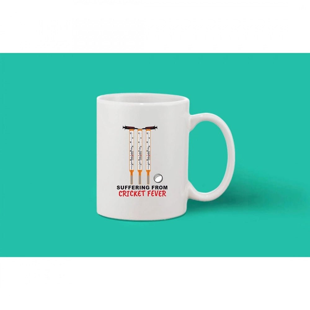 Generic Printed Ceramic Coffee Mug - 1 Pieces, White, 11oz - Aura Living Gear