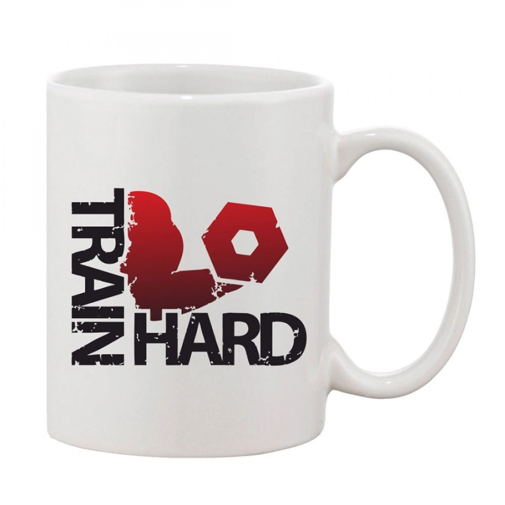 Aura Living Gear Printed Ceramic Coffee Mug - 1 Pieces, White, 11oz