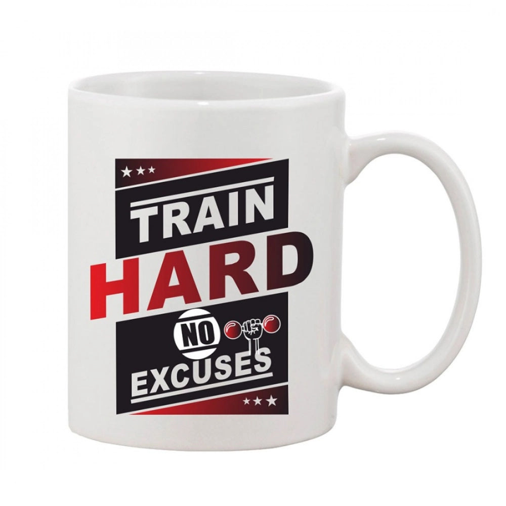 Aura Living Gear Printed Ceramic Coffee Mug - 1 Pieces, White, 11oz