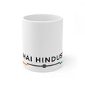Aura Living Gear Ceramic Dil Se Hindustani Printed Coffee Mug (Color: White, Capacity:330ml)