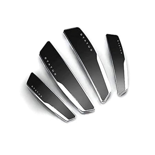Generic Pack Of 4 Winner Plastic Car Door Guard Universal For Car (Black)