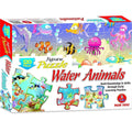 120_Pcs Jigsaw Puzzle Water Animals Set | Cardboard | Educational Toys | 4+ Years