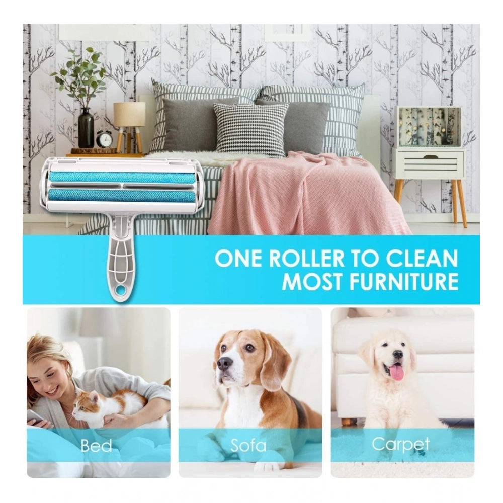 Aura Living Gear Plastic Dog Hair Remover Roller (Blue)