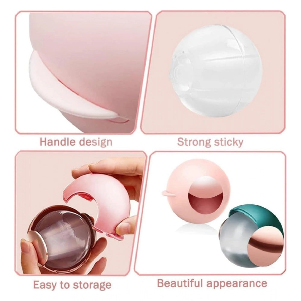 Aura Living Gear Plastic Remover Sticky Ball for Clothes Gel Lint Roller (Maroon)