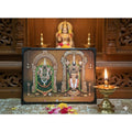Aura Living Gear Wooden Tirupati Balaji Padmavati Venkateshwara Swamy Table Top Devotional Player (Multicolor)