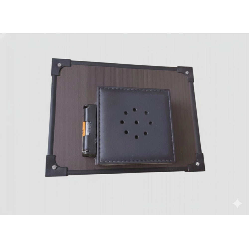 Aura Living Gear Wooden Tirupati Balaji Padmavati Venkateshwara Swamy Table Top Devotional Player (Multicolor)