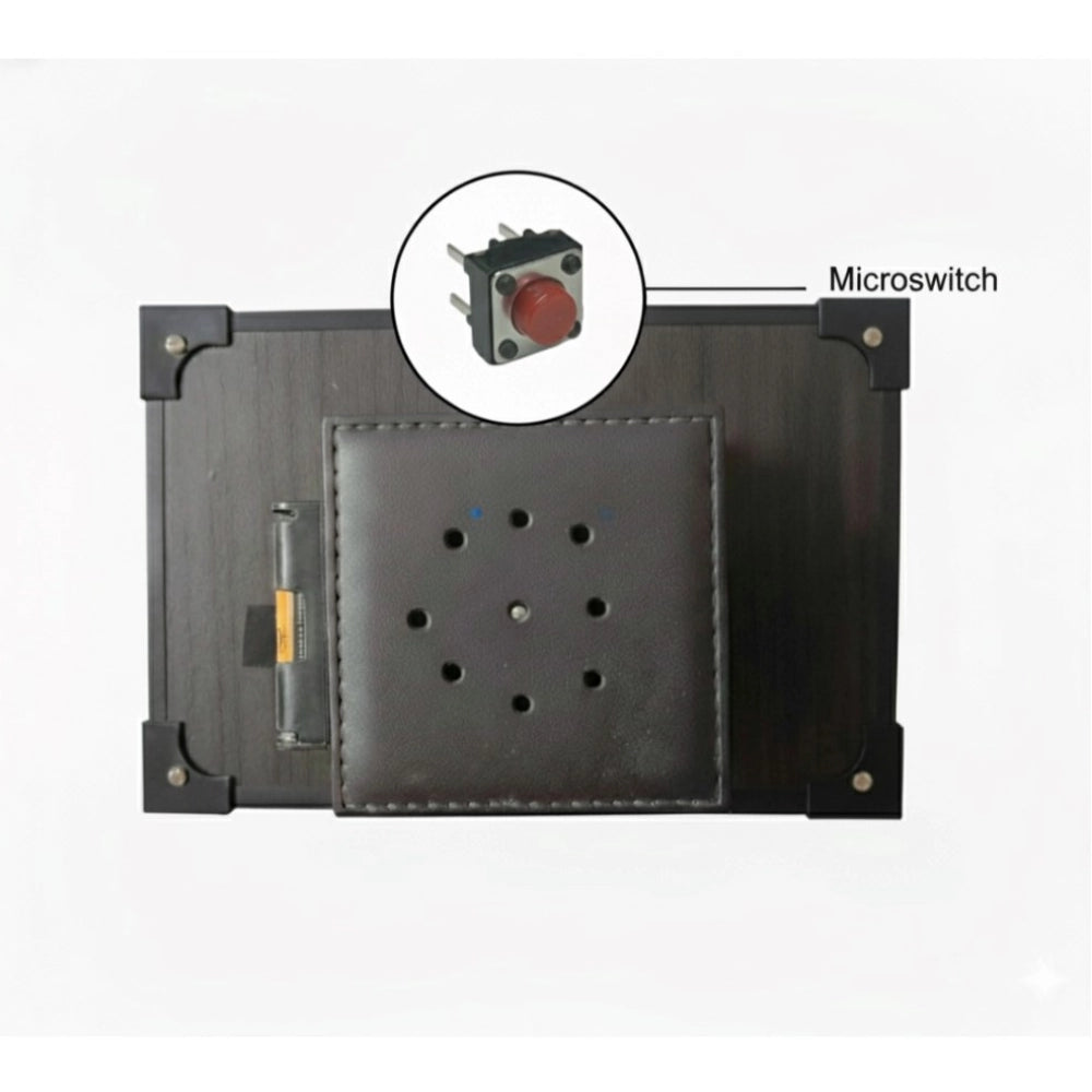 Aura Living Gear Wooden Macca Madina Haj Table Top "Allah Hu Akbar" Player (Multicolor)