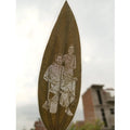 Aura Living Gear Custom Engraved Leaf Art – Personalized Portrait on Natural Leaf