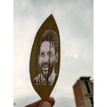 Aura Living Gear Custom Portrait Leaf Picture – Personalized Engraved Artwork on Natural Leaf