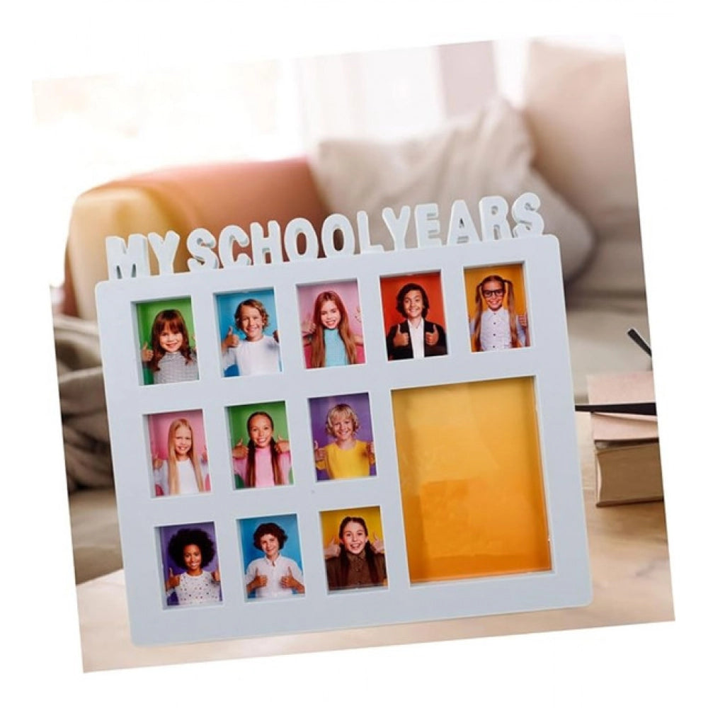Aura Living Gear Acrylic School Years Photo Frame (Multicolor)