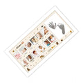 Aura Living Gear Acrylic Footprint Hand Printbaby Photo Frame Ink Pad Photo Frame (Multicolor)