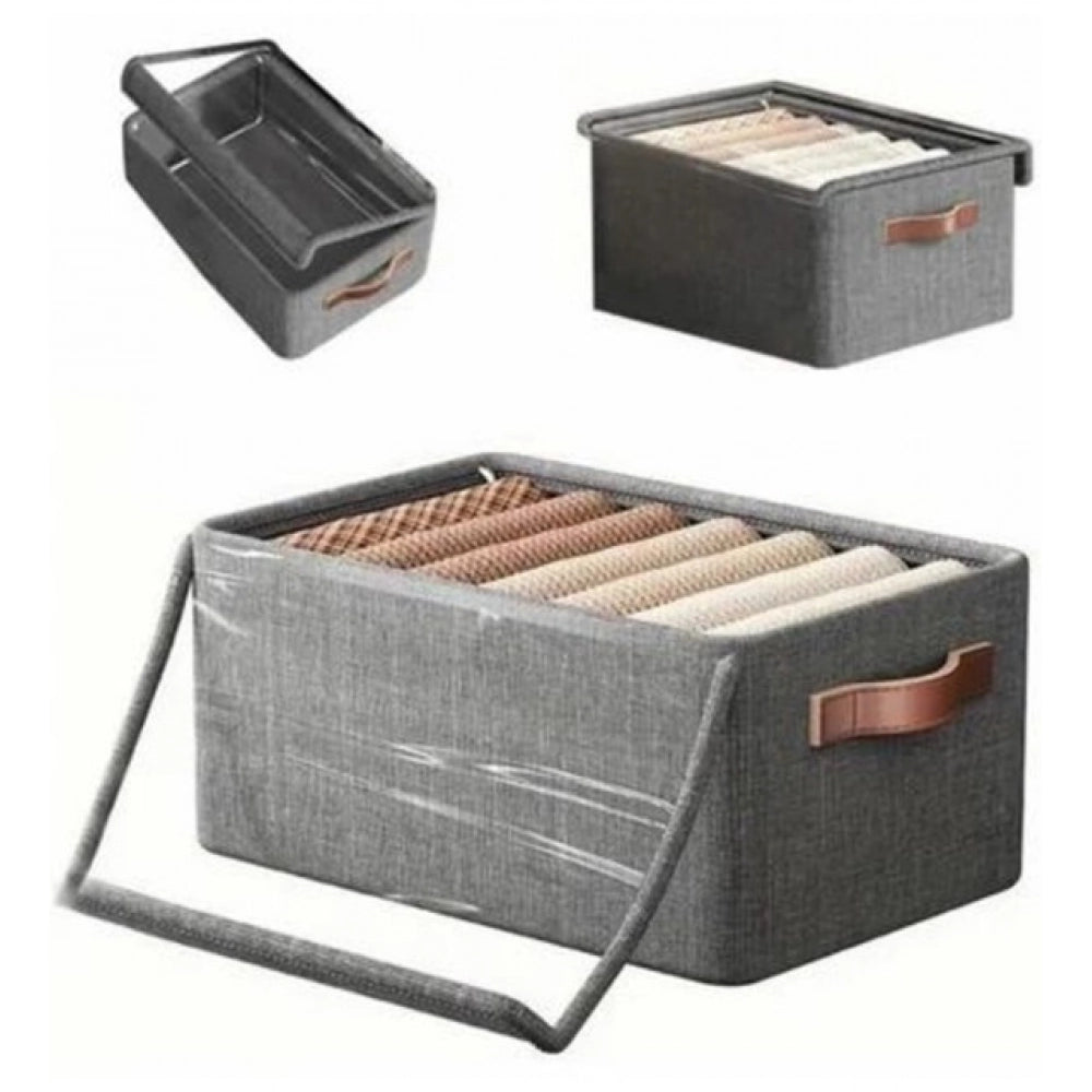 Aura Living Gear Polypropylene Foldable Storage Bag With Lid  (Multicolor)