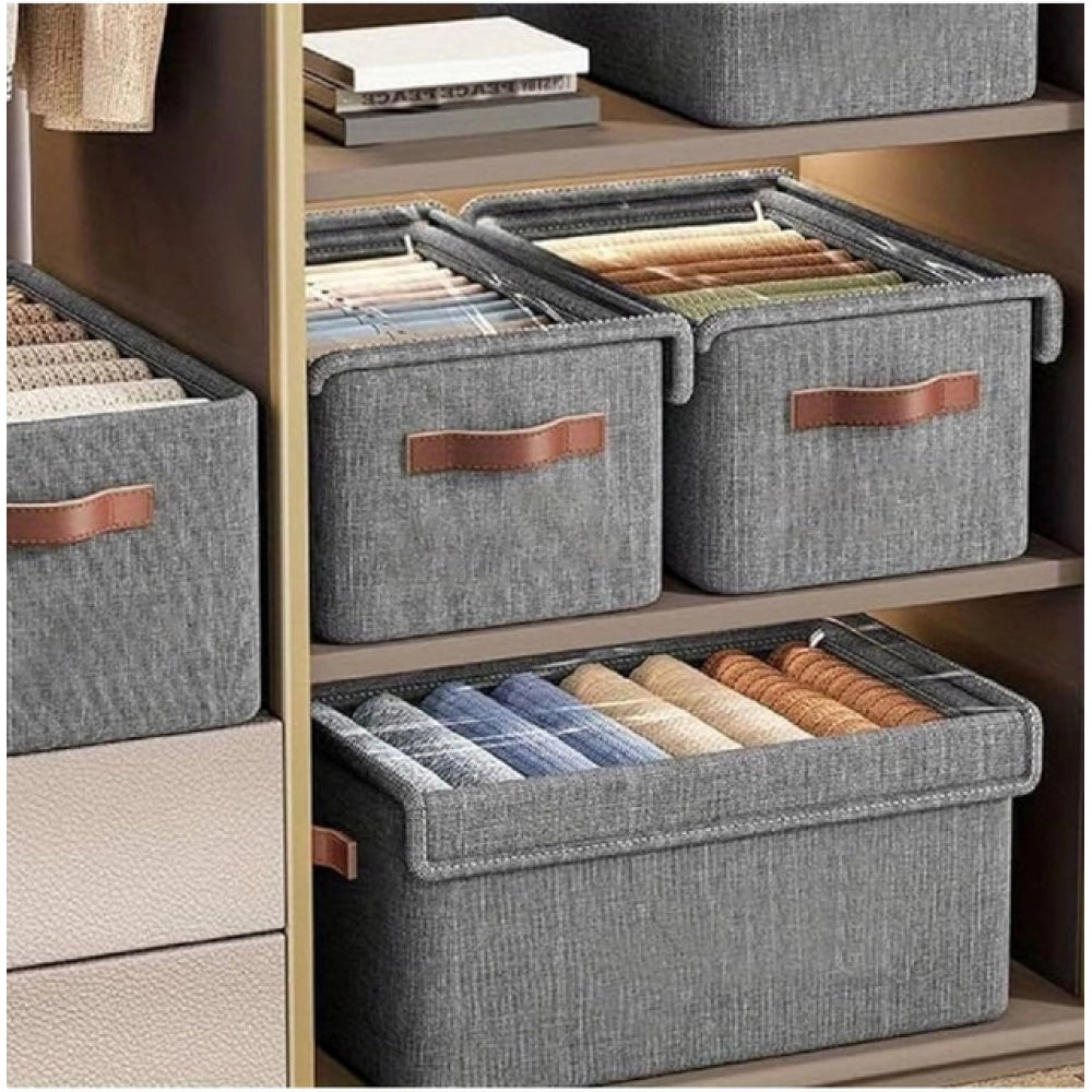 Aura Living Gear Polypropylene Foldable Storage Bag With Lid  (Multicolor)