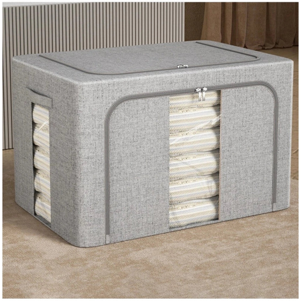 Aura Living Gear Polypropylene Clothes &amp; Bedding Storage Box (Multicolor)