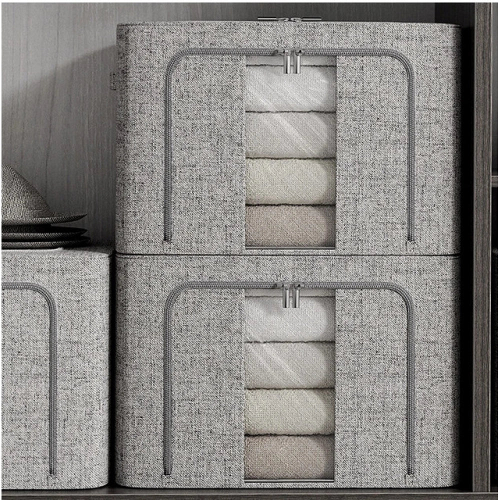 Aura Living Gear Polypropylene Clothes &amp; Bedding Storage Box (Multicolor)