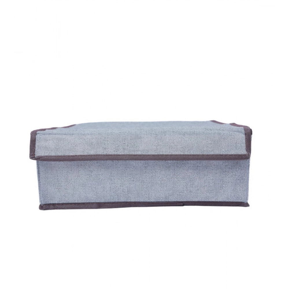 Aura Living Gear Polypropylene 3 Divider Storage Box (Multicolor)