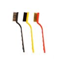 Aura Living Gear Pack Of 3_Small Wire Brush Set for Cleaning And Rust Removal (Color: Assorted )