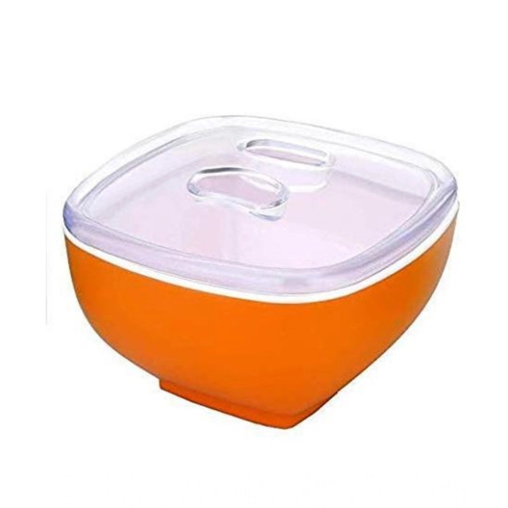 Aura Living Gear Multipurpose Serving Tray with Dry Fruit Air Tight Bowls with Lids (Color: Assorted )