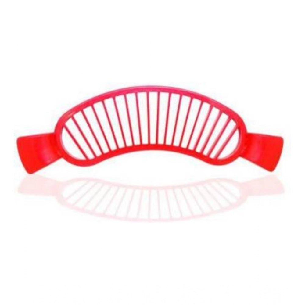 Aura Living Gear Pack of 8_Banana Slicer Cutter And Chopper – Plastic Fruit Slicers for Salads (Color: Assorted )