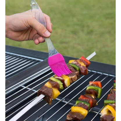 Generic Pack Of 10_Silicone Oil Brush – Heat Resistant Cooking And Baking Basting Brush (Color: Assorted )