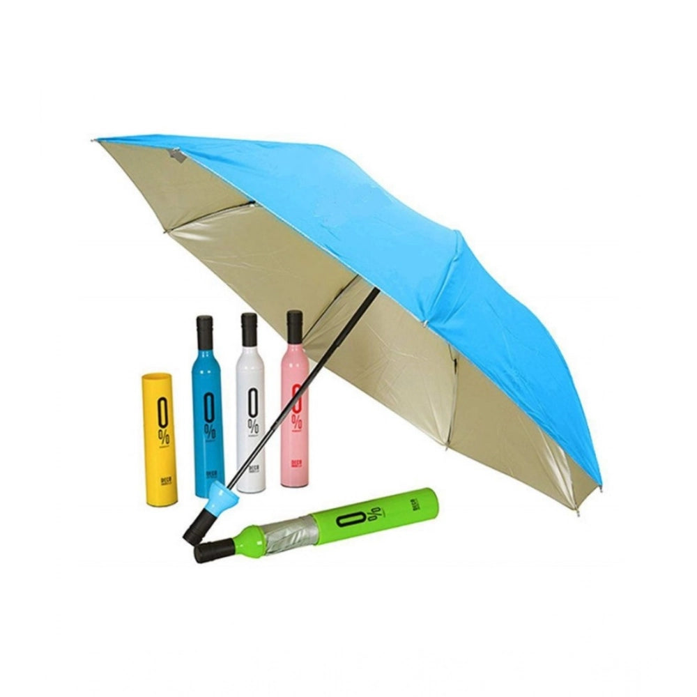 Aura Living Gear Bottle-Shaped Umbrella – Compact Foldable Rain Protection (Color: Assorted )
