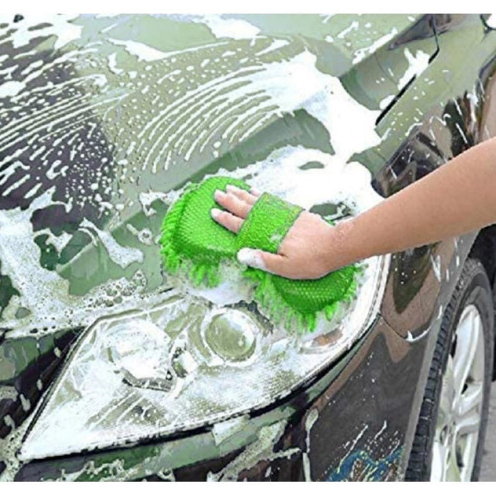 Aura Living Gear Pack Of 2_Car Wash Sponge – Soft And Absorbent Cleaning Sponge for Vehicles (Color: Assorted )