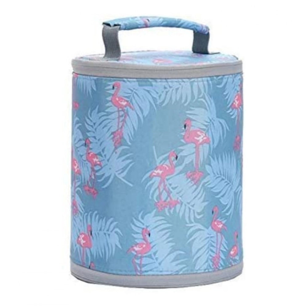 Aura Living Gear Round Travel Lunch Bag – Portable Office Bag for Men And Women (Color: Assorted )