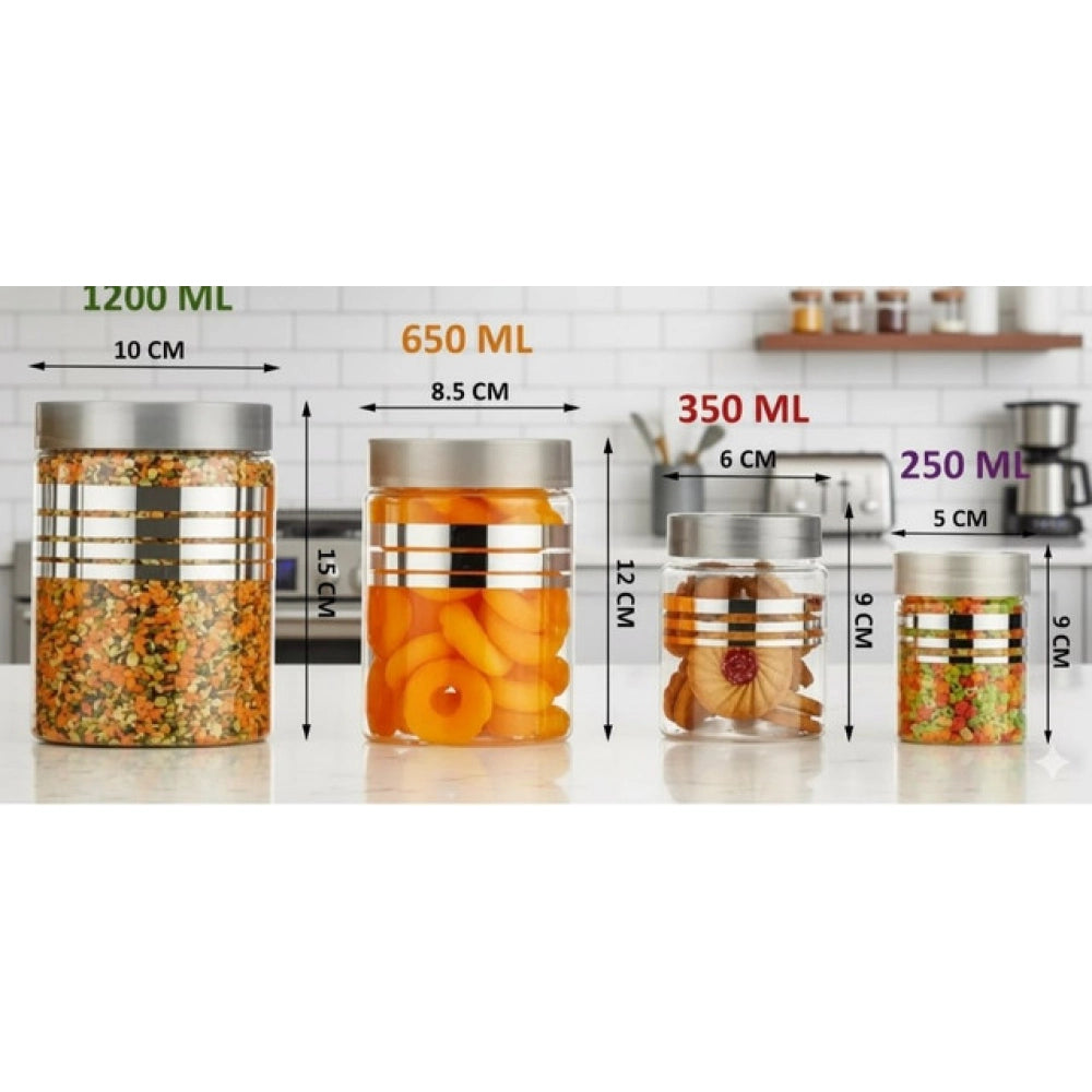 Aura Living Gear Plastic 16-Pcs Set Airtight Kitchen Storage Container Set (Multicolor)