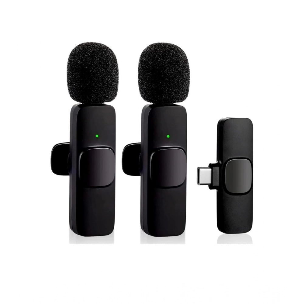 Aura Living Gear Plastic K9 Microphone, Digital Mini Portable Recording Clip Mic with Receiver