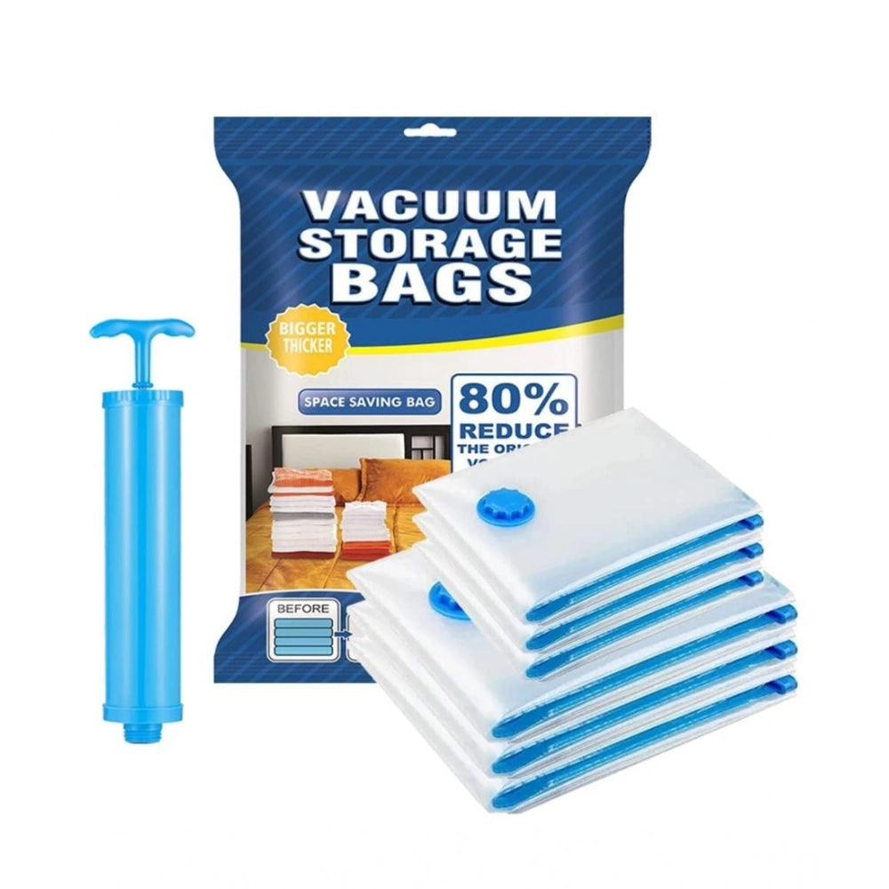 Aura Living Gear Plastic Vacuum Storage Bags with Hand Pump