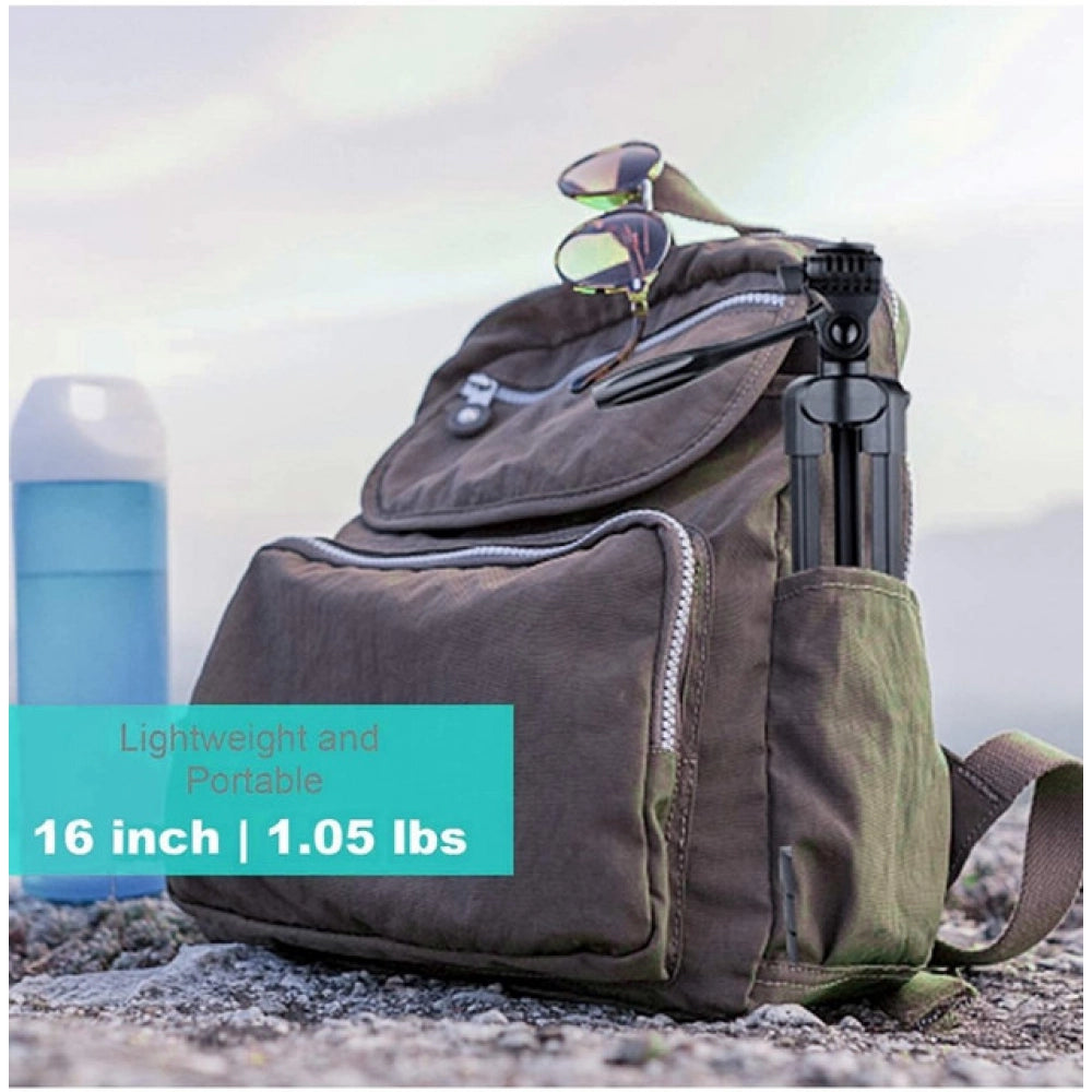 Aura Living Gear Steel-Plastic Universal 55" Tripod with 360° Pan-Tilt Head