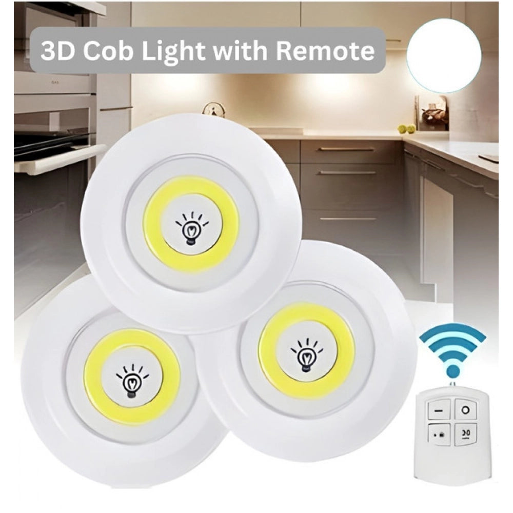 Aura Living Gear Plastic COB LED Lights with Wireless Remote Control Hot