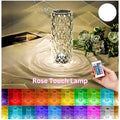 Aura Living Gear Crystal plastic LED Rose Lamp – Crystal Diamond Design