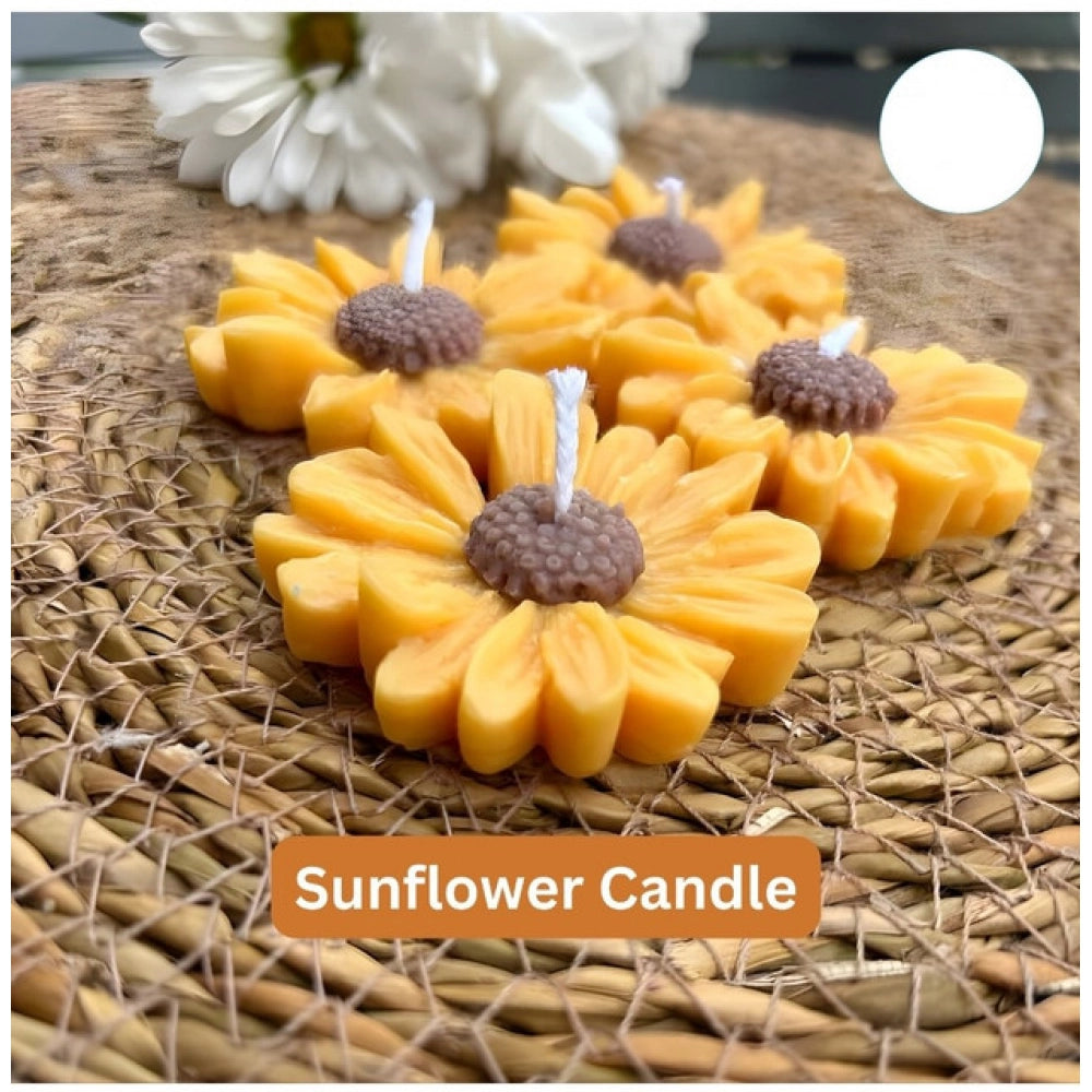 Aura Living Gear Soya Wax Daisy Floating Candles