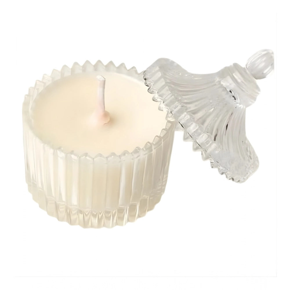 Aura Living Gear Soya Wax, Glass Scented Small Candle in Candy Jar