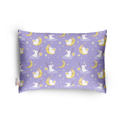 Generic Soft Plush Printed Baby Infant Pillow for Kids Age 1 To 5 Years (Purple)