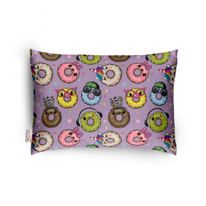 Generic Soft Plush Printed Baby Infant Pillow for Kids Age 1 To 5 Years (Purple)