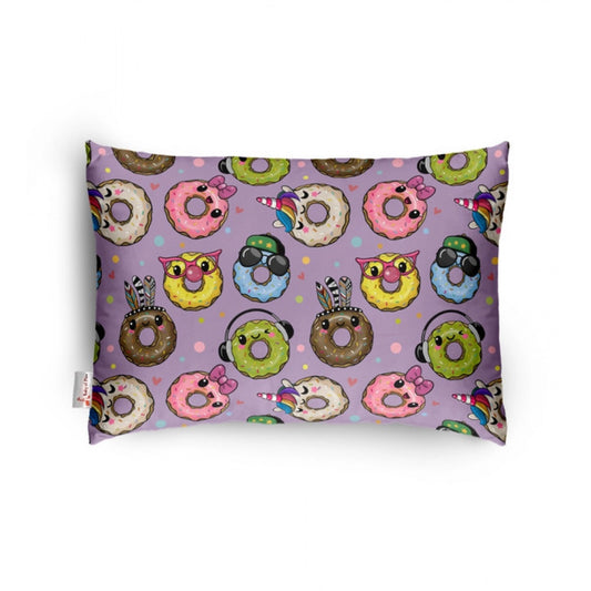 Generic Soft Plush Printed Baby Infant Pillow for Kids Age 1 To 5 Years (Purple)