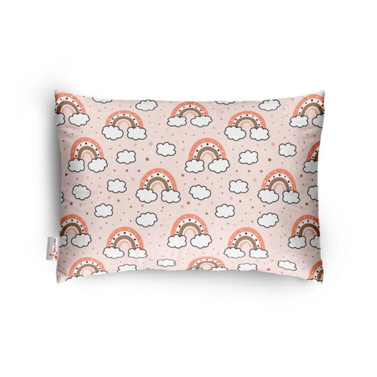 Generic Soft Plush Printed Baby Infant Pillow for Kids Age 1 To 5 Years (Peach)