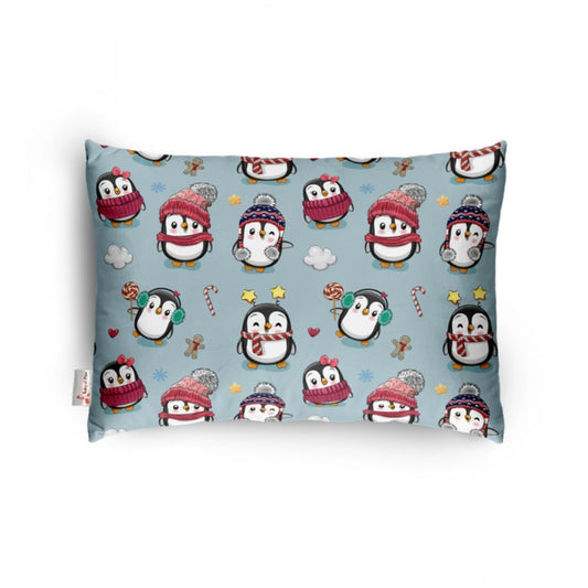 Generic Soft Plush Printed Baby Infant Pillow for Kids Age 1 To 5 Years (Grey)