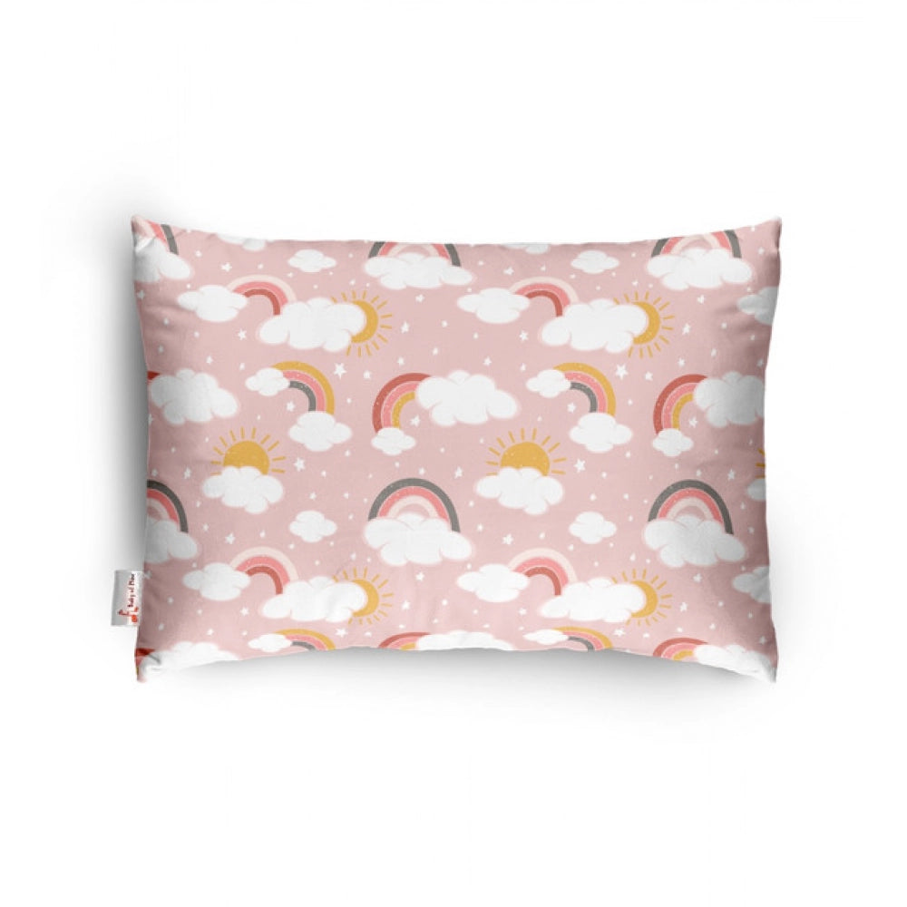 Generic Soft Plush Printed Baby Infant Pillow for Kids Age 1 To 5 Years (Pink)