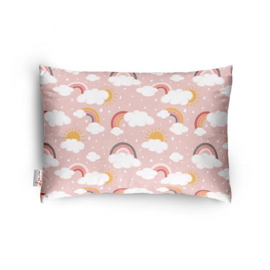 Generic Soft Plush Printed Baby Infant Pillow for Kids Age 1 To 5 Years (Pink)